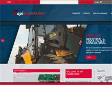 Tablet Screenshot of api-engineering.com